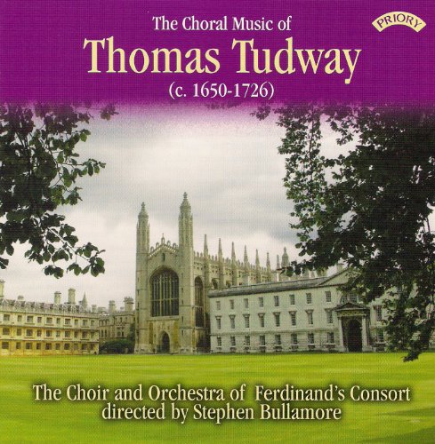 CD cover for Thomas Tudway’s choral music with King’s College, Cambridge.