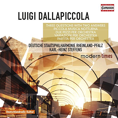 CD cover for Dallapiccola’s “Partita Per Orchestra” with abstract geometric design.