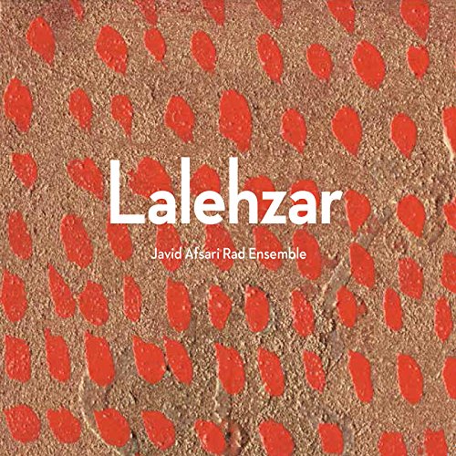 CD cover for “Lalehzar” by Javid Afsari, with red floral pattern.