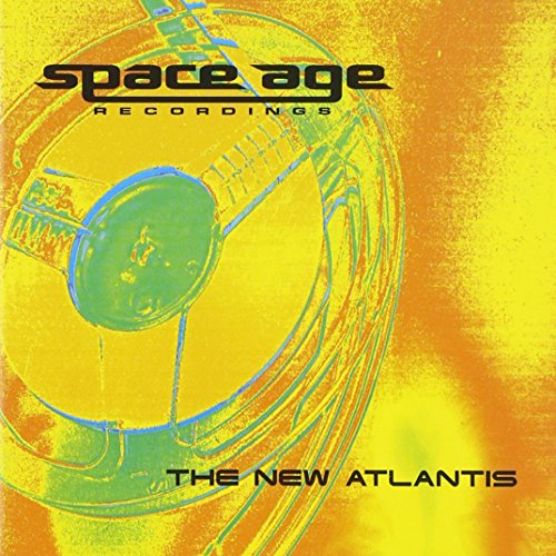 CD cover for “The New Atlantis” by Space Age, featuring abstract art.