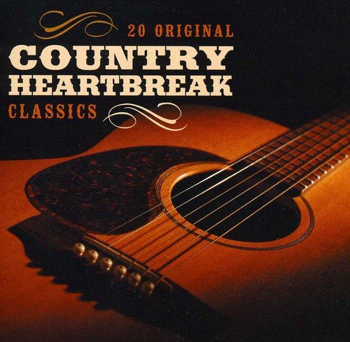 CD cover with acoustic guitar and text “Country Heartbreak Classics”.