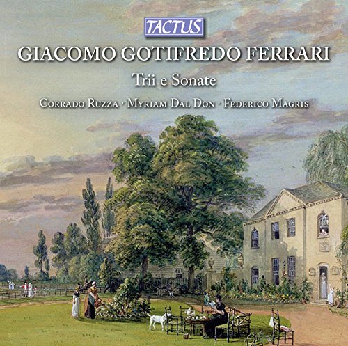 CD cover: painting of a large house and garden scene.