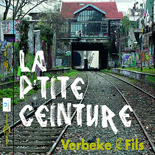 CD cover: overgrown railway tracks and graffiti-covered buildings.