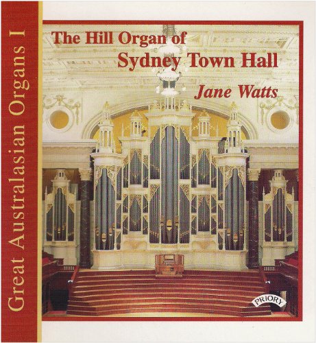 CD cover featuring the ornate pipe organ inside Sydney Town Hall.