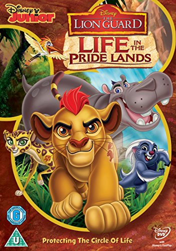 DVD cover featuring Kion and friends from Disney’s The Lion Guard.