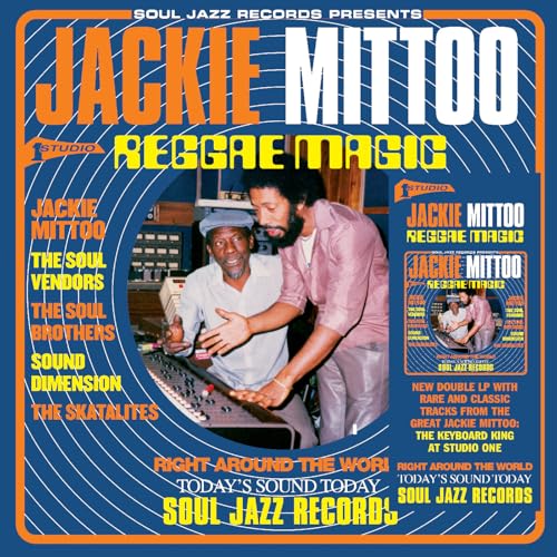Vinyl cover art featuring Jackie Mittoo and another musician in a recording studio.