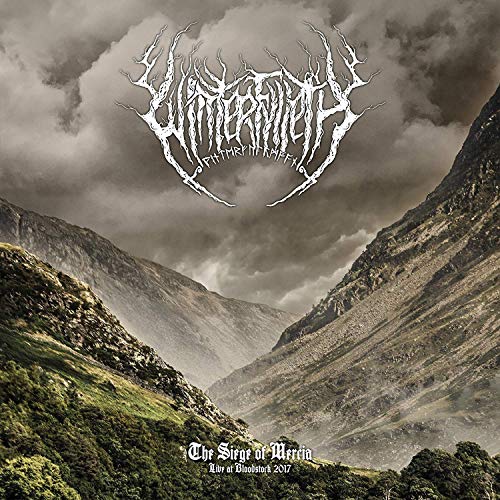 Winterfylleth album cover with band logo over a mountainous landscape.