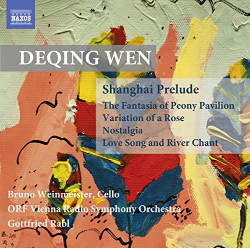 CD cover with abstract painting, text listing musical compositions and performers.