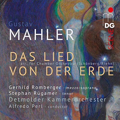CD cover for Mahler’s “Das Lied von der Erde” with painted figures.