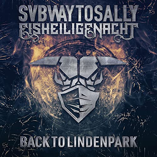 Subway to Sally CD cover: dark, fiery design with a shield emblem.