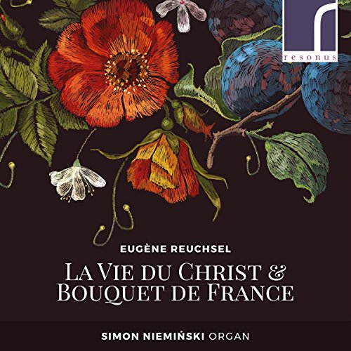 CD cover with floral embroidery and text: "La Vie du Christ & Bouquet de France".