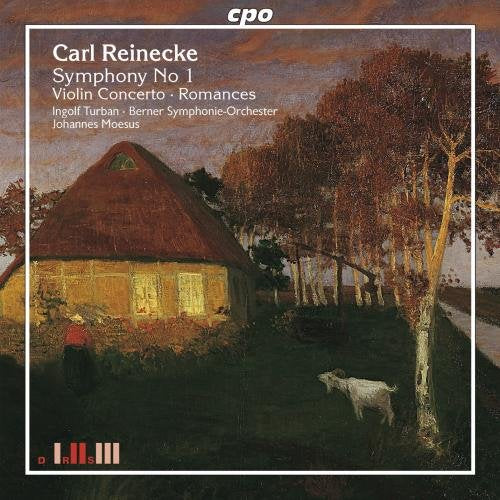 CD cover featuring a rural landscape painting with a thatched-roof house.