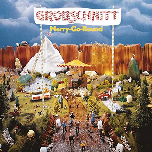 Album cover for Grobschnitt’s “Merry-Go-Round” featuring a miniature landscape.