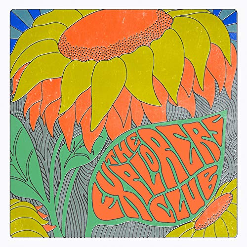 Sunflower and turtle illustration with “The Explorers Club” text overlay.