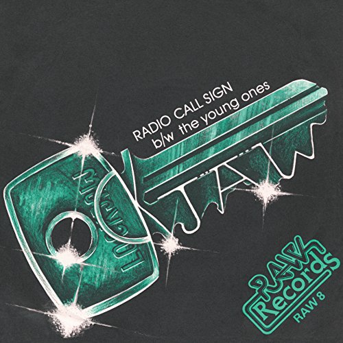 Vinyl record cover featuring a green key graphic with text "RADIO CALL SIGN".