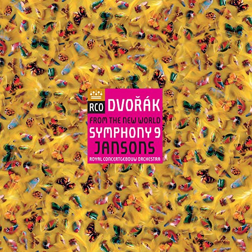 Vinyl record cover for Dvorak’s Symphony No. 9 by Royal Concertgebouw Orchestra.
