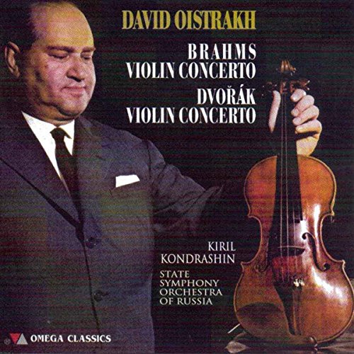 CD cover featuring violinist David Oistrakh and a violin.