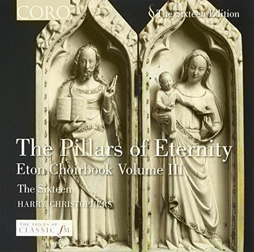 CD cover featuring stone carvings of religious figures and text.