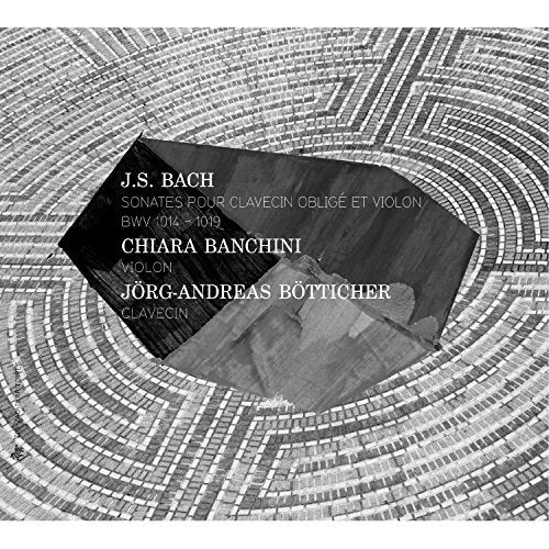 CD cover for Bach sonatas performed by Banchini and Botticher.