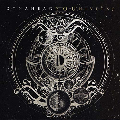 CD cover with ornate, celestial imagery of an eye and mechanical sphere.