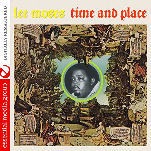 Lee Moses album cover: portrait within a detailed, ornate landscape.