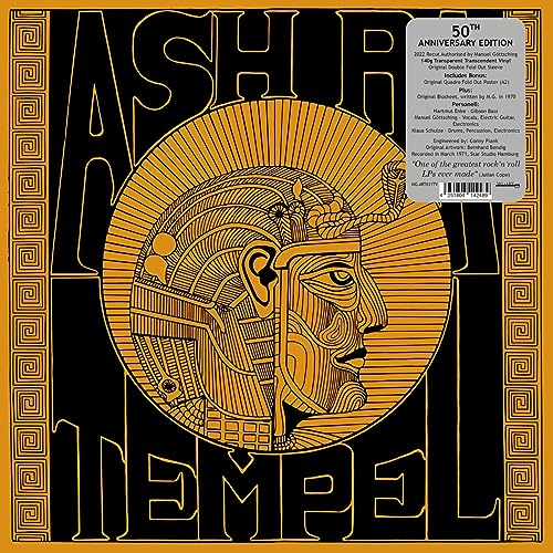 Vinyl album cover featuring an Egyptian-style profile illustration in orange and black.