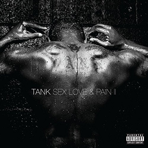 Black and white album cover featuring a muscular man’s back.