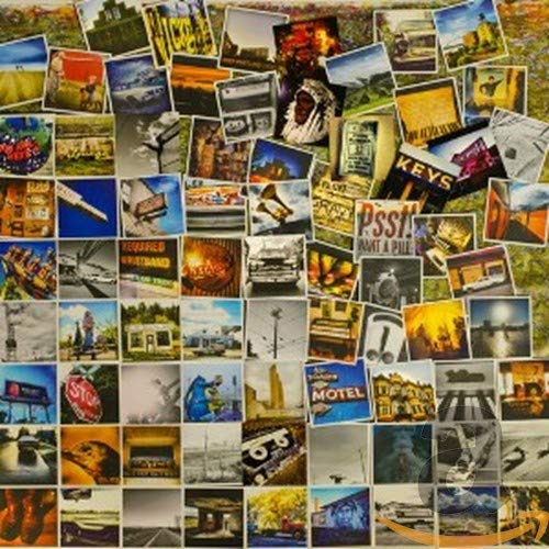 CD cover collage of vintage Americana photographs and roadside scenes.