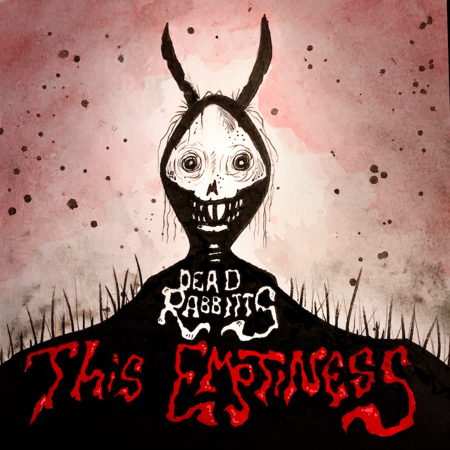 Dark illustration of a monstrous rabbit face with red text: "This Emptiness".