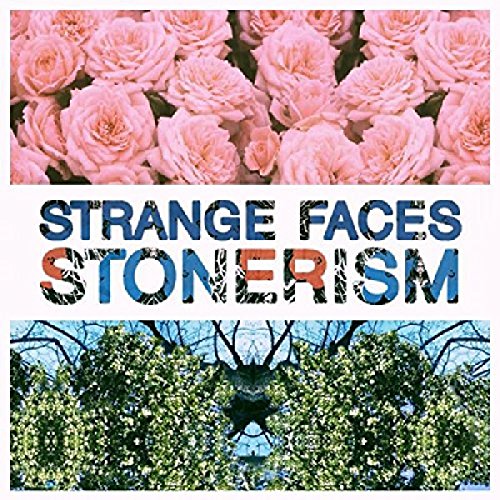 CD cover for “Strange Faces - Stonerism” with flowers and trees.