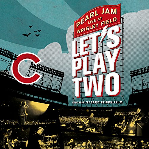 Pearl Jam “Let’s Play Two” CD cover with Wrigley Field and band performing.