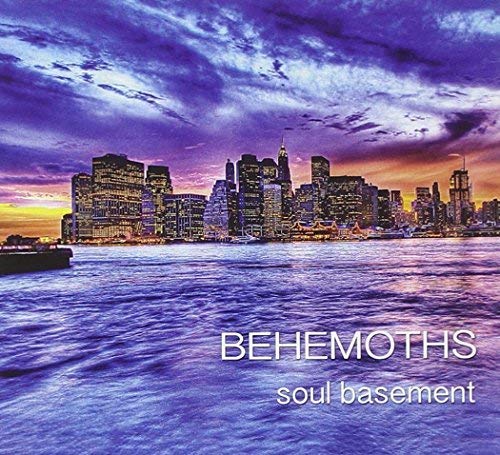 CD cover: City skyline at sunset with album title "Behemoths".