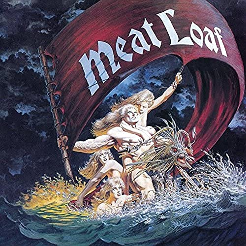 Meat Loaf’s “Dead Ringer” album cover: figures in stormy, swirling water.