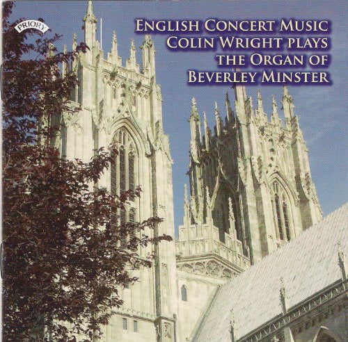 CD cover featuring Beverley Minsterās towers and text: āEnglish Concert Music.ā