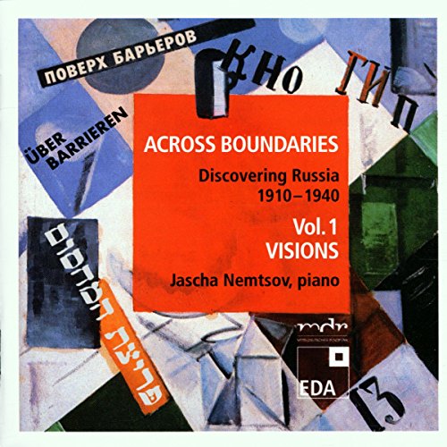 CD cover with abstract art and text in multiple languages.