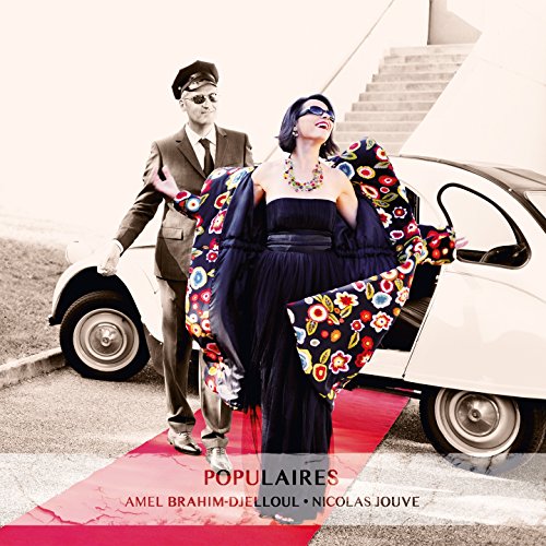 CD cover featuring a man and woman in vintage style near a car.