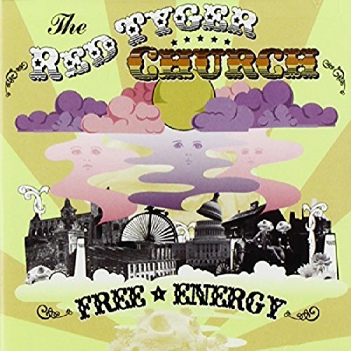 CD cover for The Red Tyger Church’s “Free Energy” with surreal imagery.