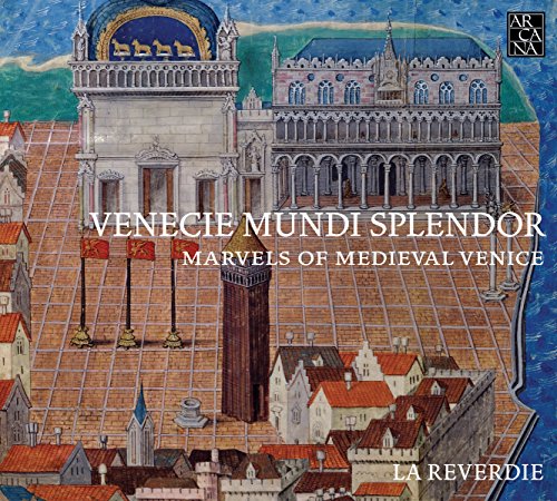 Medieval Venice architecture illustration for the CD “Venecie Mundi Splendor.”
