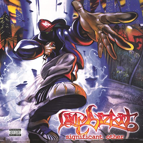 Graffiti-style illustration of a figure in a cap reaching forward over city streets.