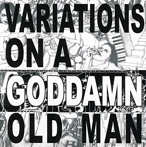 CD cover with black and white collage of faces and text.