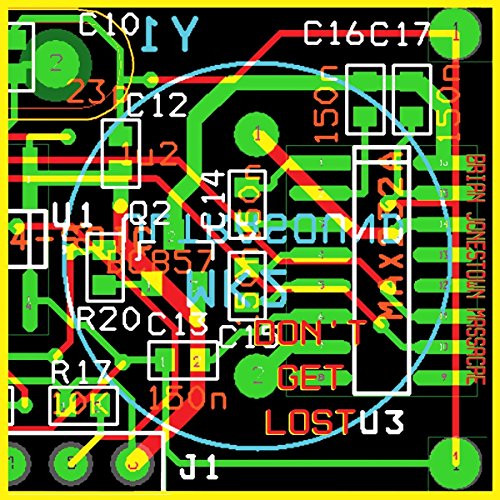 Album cover for The Brian Jonestown Massacre’s “Don’t Get Lost” vinyl, circuit board design.