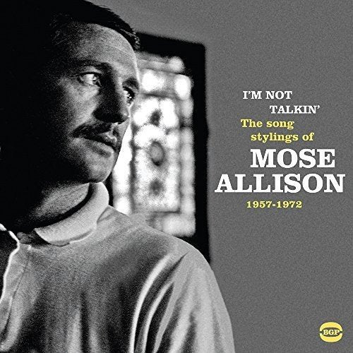 Black and white album cover featuring jazz musician Mose Allison.