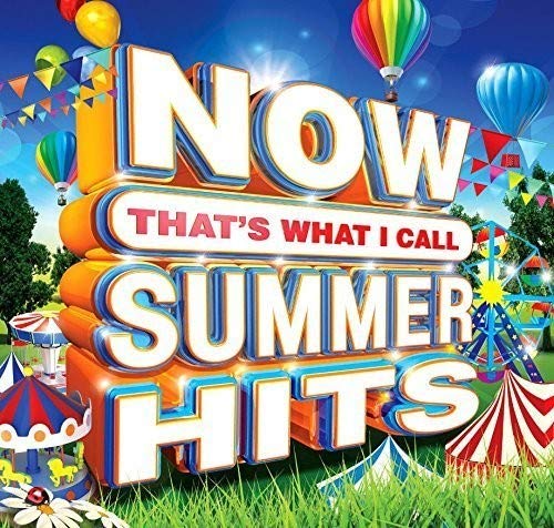 CD cover for “Now That’s What I Call Summer Hits” with colorful imagery.