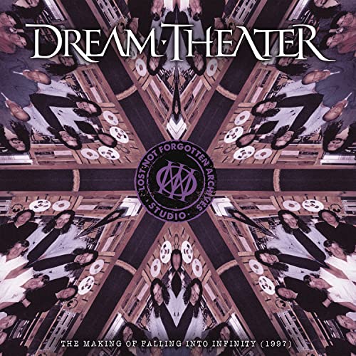 Dream Theater album cover: kaleidoscopic purple and black design with band members.