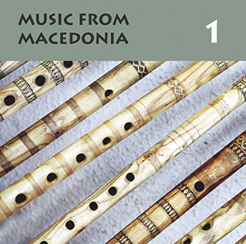 CD cover for “Music from Macedonia 1” featuring traditional flutes.