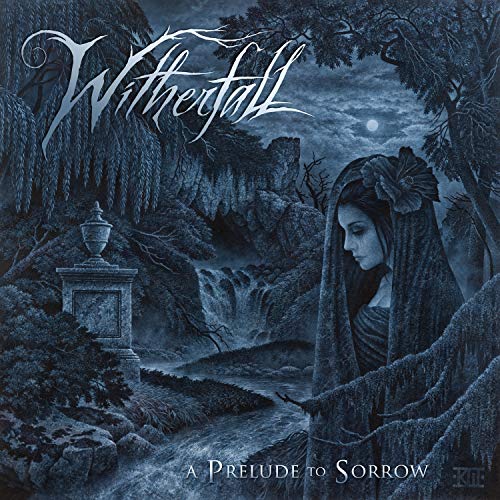 Witherfall album cover: a veiled woman before a dark, misty landscape.