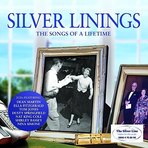 CD cover for “Silver Linings” featuring a framed black and white photograph.