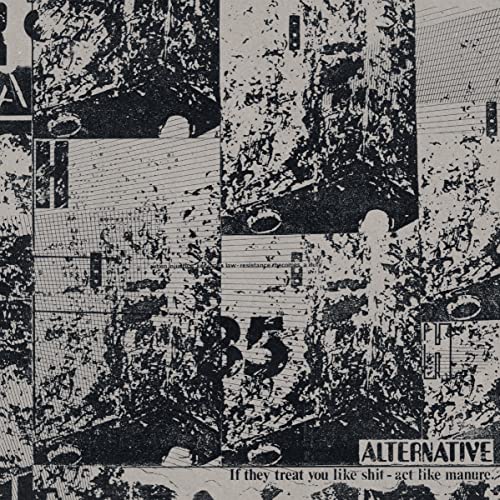 CD cover with abstract black and white collage, text reads "ALTERNATIVE".