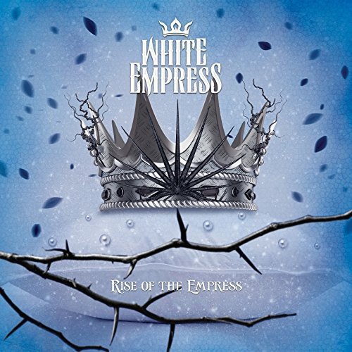 Album cover: silver crown on blue, with thorny branches below.