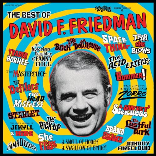 Record album cover with a portrait and swirling psychedelic design.